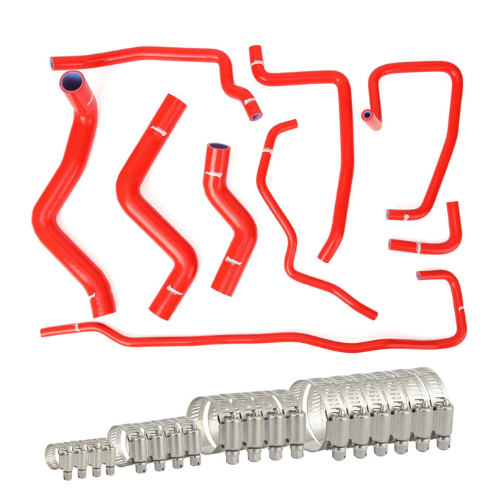 Tucool Racing Silicone Radiator Coolant Heater Hose Kit for Mazda RX8 RX-8 SE3P 13B-MSP Hose Kit with 18PCS T-Bolt Clamps