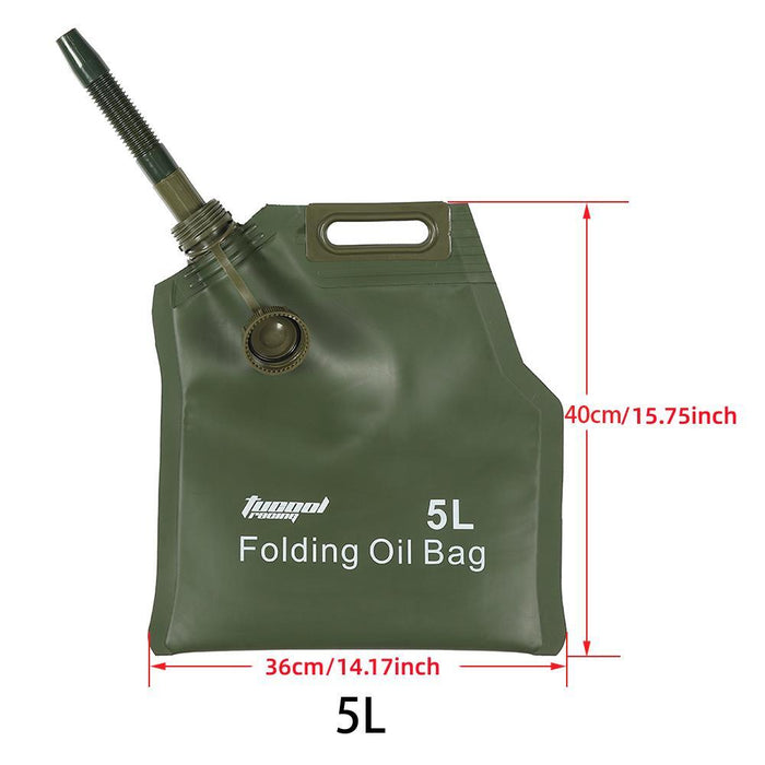 Tucool Racing 5L 10L 20L 30L Portable Car Motorcycle Soft Oil Bag Bladder Off-road Petrol Cans Spare Oil Storage Fuel Tank Gasoline Bucket Can