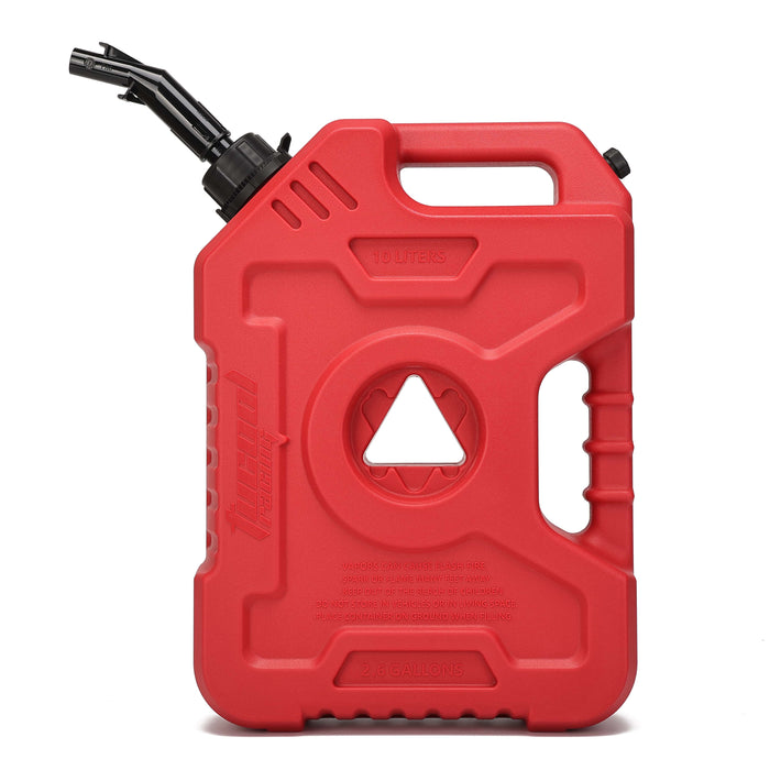 Tucool Racing New Gas Can with Upgraded No-Spill Oil Funnel & Upgraded Adjustable Bracket for Flexible Installation, 6L 10L Anti-Static Jerry Can Fuel Tank Spare Petrol Oil Tank Backup Jerrycan Fuel-jugs Canister for Motorcycle SUV ATV Cars Boat Offroad
