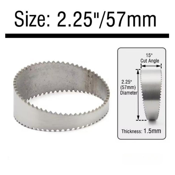 Tucool Racing Stainless Steel 304 Sawtooth Exhaust Pie Cut Tight Radius 2″ To 4″ 5pcs (15 Degree,1.5mm Thickness, 1D Radius)