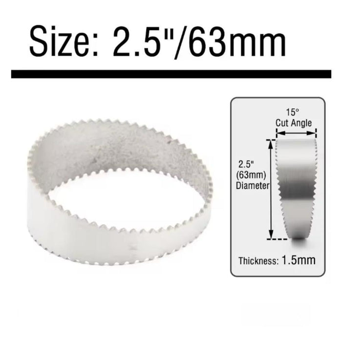 Tucool Racing Stainless Steel 304 Sawtooth Exhaust Pie Cut Tight Radius 2″ To 4″ 5pcs (15 Degree,1.5mm Thickness, 1D Radius)