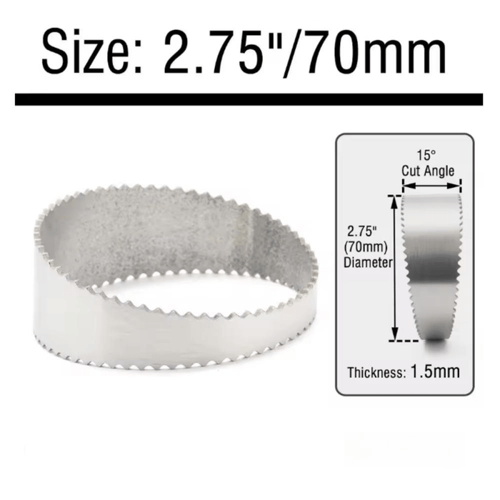 Tucool Racing Stainless Steel 304 Sawtooth Exhaust Pie Cut Tight Radius 2″ To 4″ 5pcs (15 Degree,1.5mm Thickness, 1D Radius)