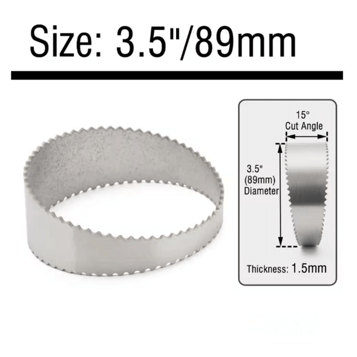 Tucool Racing Stainless Steel 304 Sawtooth Exhaust Pie Cut Tight Radius 2″ To 4″ 5pcs (15 Degree,1.5mm Thickness, 1D Radius)