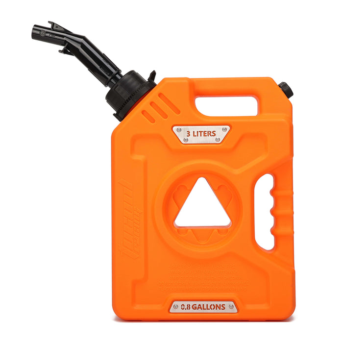 Tucool Racing 3L 5L Anti-Static Gas Can with Upgraded No-Spill Oil Funnel & Upgraded Adjustable Bracket for Flexible Installation, Portable Multi-Purpose Gasoline Storage Tank for Cars, Motorcycles, Trucks, Boats