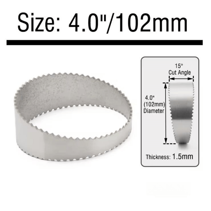 Tucool Racing Stainless Steel 304 Sawtooth Exhaust Pie Cut Tight Radius 2″ To 4″ 5pcs (15 Degree,1.5mm Thickness, 1D Radius)