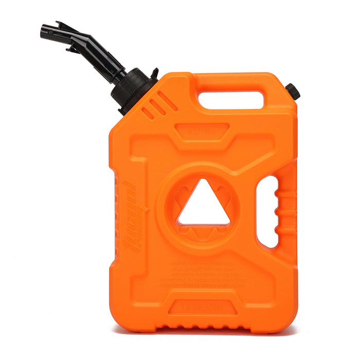 Tucool Racing New Gas Can with Upgraded No-Spill Oil Funnel & Upgraded Adjustable Bracket for Flexible Installation, 6L 10L Anti-Static Jerry Can Fuel Tank Spare Petrol Oil Tank Backup Jerrycan Fuel-jugs Canister for Motorcycle SUV ATV Cars Boat Offroad