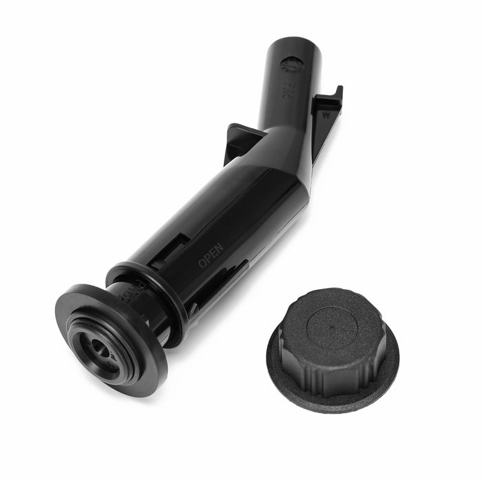 Tucool Racing New Gas Can with Upgraded No-Spill Oil Funnel & Upgraded Adjustable Bracket for Flexible Installation, 6L 10L Anti-Static Jerry Can Fuel Tank Spare Petrol Oil Tank Backup Jerrycan Fuel-jugs Canister for Motorcycle SUV ATV Cars Boat Offroad