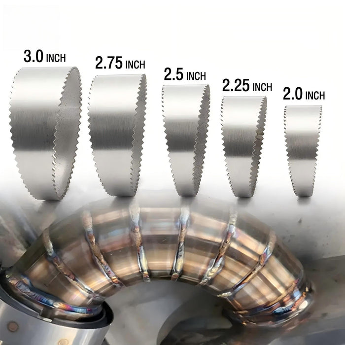 Tucool Racing Stainless Steel 304 Sawtooth Exhaust Pie Cut Tight Radius 2″ To 4″ 5pcs (15 Degree,1.5mm Thickness, 1D Radius)