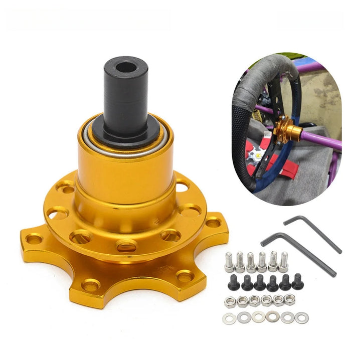 Tucool Racing Off Quick Release Boss Kit Weld On 6 Bolt Fit Moslty Steering Wheels