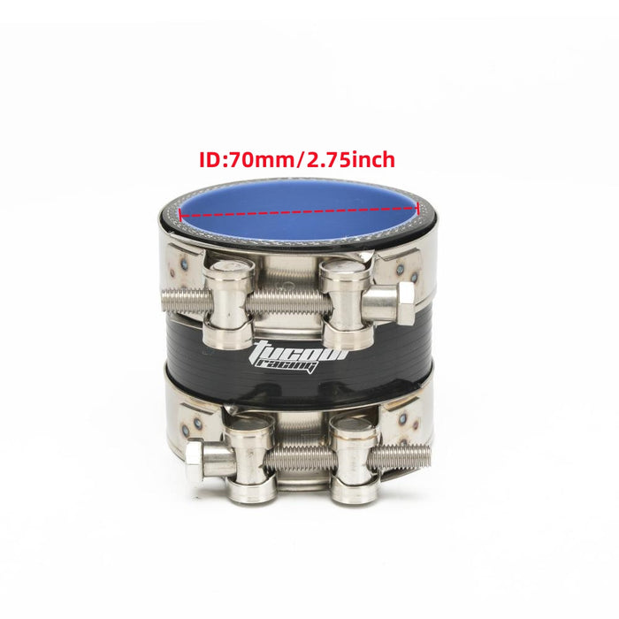TMKOOL 2” Silicone Coupler Hose & Clamp Kit – High Temp Reinforced For Turbo & Intake