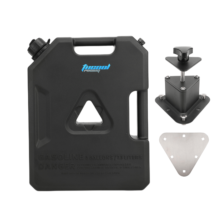 Tucool Racing 1 Gallon 2 Gallon 2.5 Gallon Jerry Can Fuel Tank 3.8L 7.5L 9.5L Backup Gas Can Fits for Motorcycle SUV ATV Cars Boat Offroad